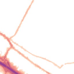 Night-time road noise heatmap for ST3 1LP