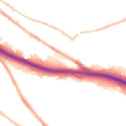 Night-time road noise heatmap for ST3 1QU