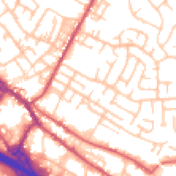 Daytime road noise heatmap for ST3 1SA