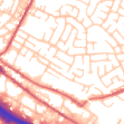 Daytime road noise heatmap for ST3 1SR
