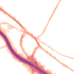 Night-time road noise heatmap for ST3 1SU