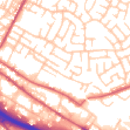 Daytime road noise heatmap for ST3 1SW
