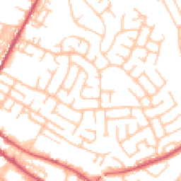 Daytime road noise heatmap for ST3 1TH