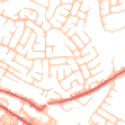 Daytime road noise heatmap for ST3 1TJ