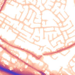 Daytime road noise heatmap for ST3 1UF
