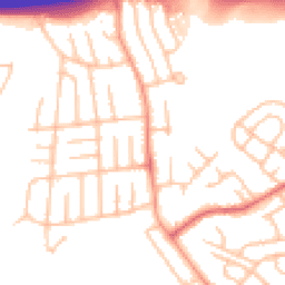 Daytime road noise heatmap for ST3 2AG