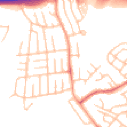 Daytime road noise heatmap for ST3 2AN