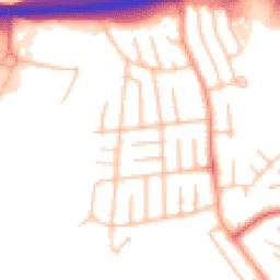 Daytime road noise heatmap for ST3 2AS