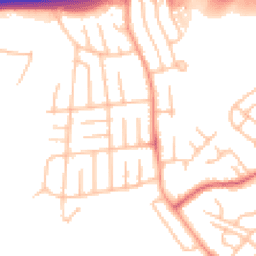 Daytime road noise heatmap for ST3 2AW
