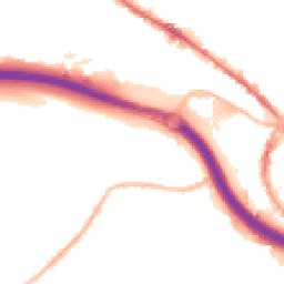 Night-time road noise heatmap for ST3 2LJ