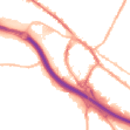 Night-time road noise heatmap for ST3 2NL