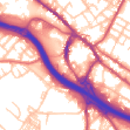 Daytime road noise heatmap for ST3 2NN