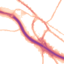 Night-time road noise heatmap for ST3 2NN