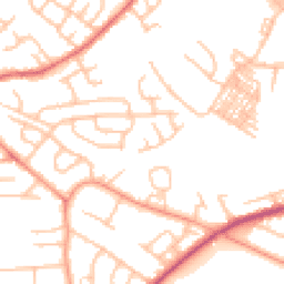Daytime road noise heatmap for ST3 2QD
