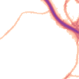 Night-time road noise heatmap for ST3 2QT