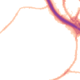 Night-time road noise heatmap for ST3 2TG