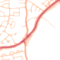 Daytime road noise heatmap for ST3 3BJ