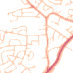 Daytime road noise heatmap for ST3 3DZ