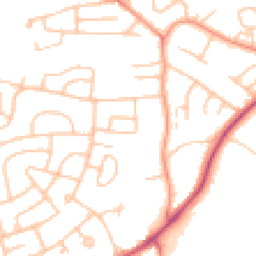 Daytime road noise heatmap for ST3 3EA