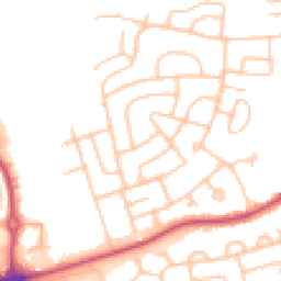 Daytime road noise heatmap for ST3 3JF