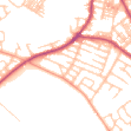 Daytime road noise heatmap for ST3 4AR
