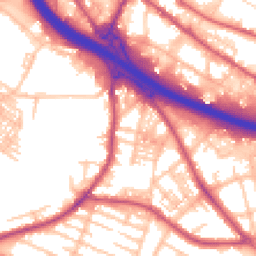 Daytime road noise heatmap for ST3 4LF