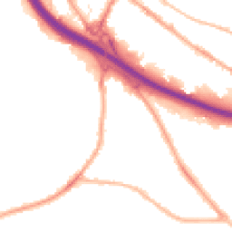 Night-time road noise heatmap for ST3 4LF