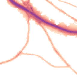 Night-time road noise heatmap for ST3 4LH
