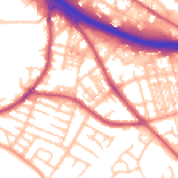 Daytime road noise heatmap for ST3 4NJ