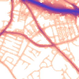 Daytime road noise heatmap for ST3 4NN