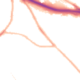 Night-time road noise heatmap for ST3 4NN