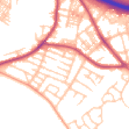 Daytime road noise heatmap for ST3 4QH