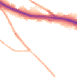 Night-time road noise heatmap for ST3 4RJ