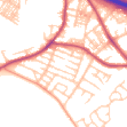 Daytime road noise heatmap for ST3 4SB