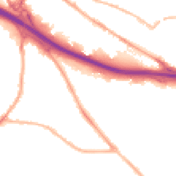 Night-time road noise heatmap for ST3 4SG