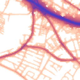 Daytime road noise heatmap for ST3 4SL
