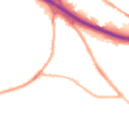 Night-time road noise heatmap for ST3 4SL
