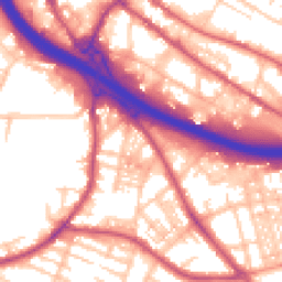 Daytime road noise heatmap for ST3 4SY