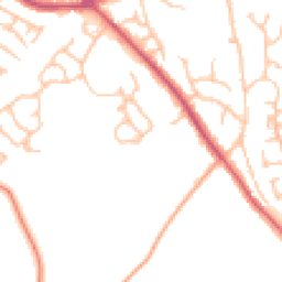 Daytime road noise heatmap for ST3 4TD