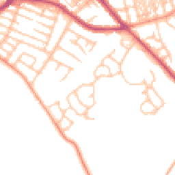 Daytime road noise heatmap for ST3 4TG