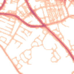 Daytime road noise heatmap for ST3 4TL