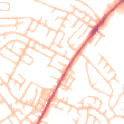Daytime road noise heatmap for ST3 5DA