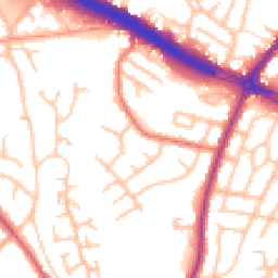 Daytime road noise heatmap for ST3 5EJ
