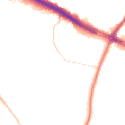 Night-time road noise heatmap for ST3 5EJ