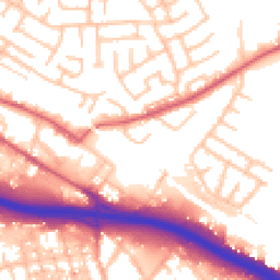 Daytime road noise heatmap for ST3 5HX