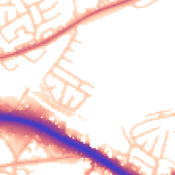 Daytime road noise heatmap for ST3 5JL