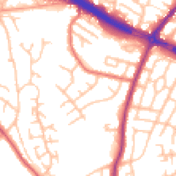Daytime road noise heatmap for ST3 5NH