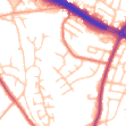 Daytime road noise heatmap for ST3 5NP