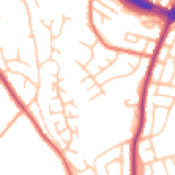 Daytime road noise heatmap for ST3 5NU