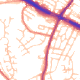 Daytime road noise heatmap for ST3 5PB